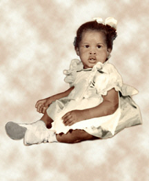 Cathy after photo restoration